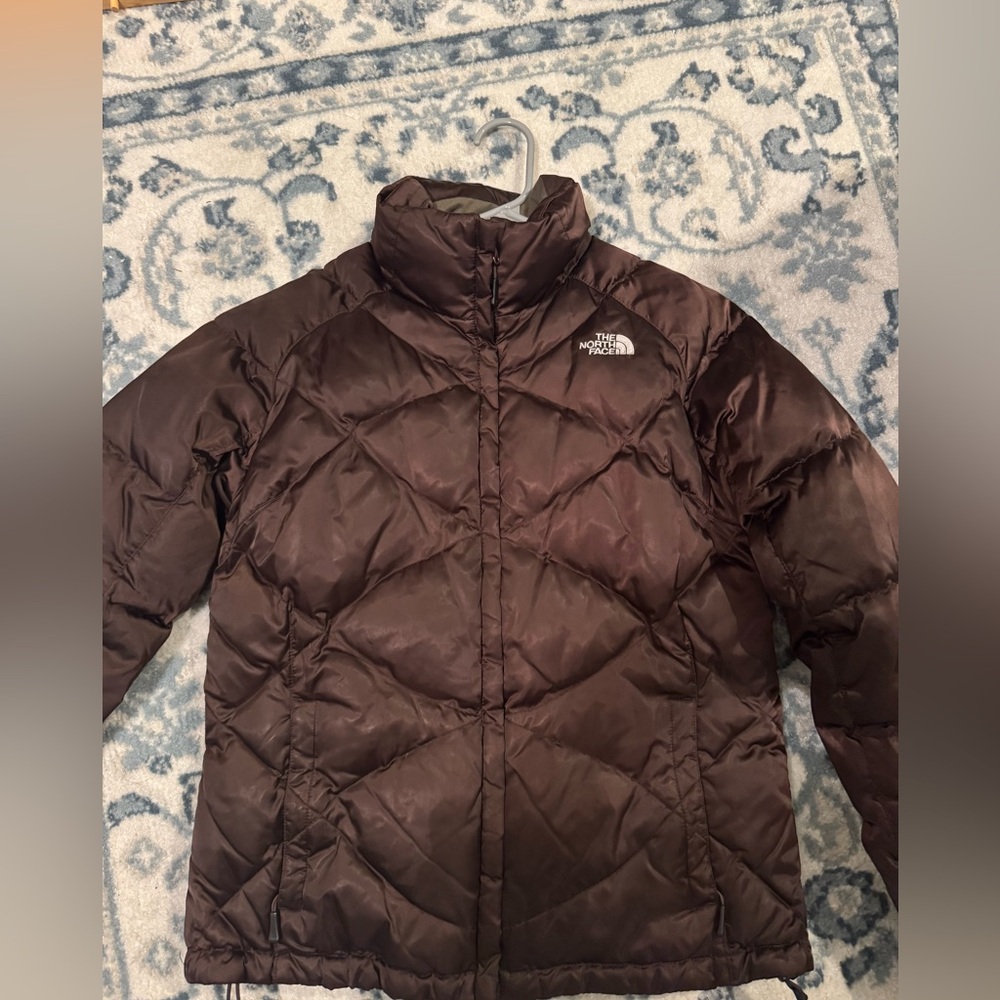 The North Face 550 Brown Puffer